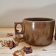 Tasses déjeuner vintage grès grand feu Brenne