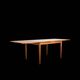 Extendable table model 12 in teak by Niels O. Møller, Denmark, 1960s