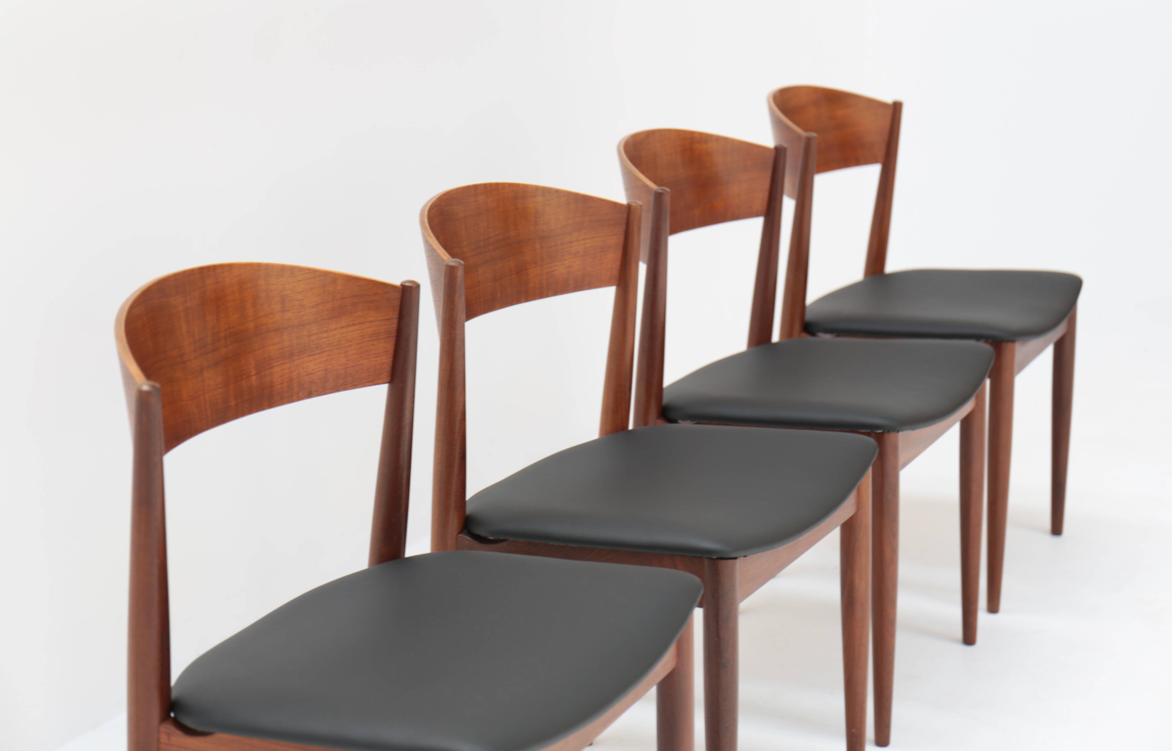 Set of 4 Danish chairs Jydsk Mobelindustri, 1960s