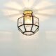 Mid-Century Glass Ceiling Light from Limburg, Germany, 1960s