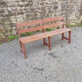 Wooden bench