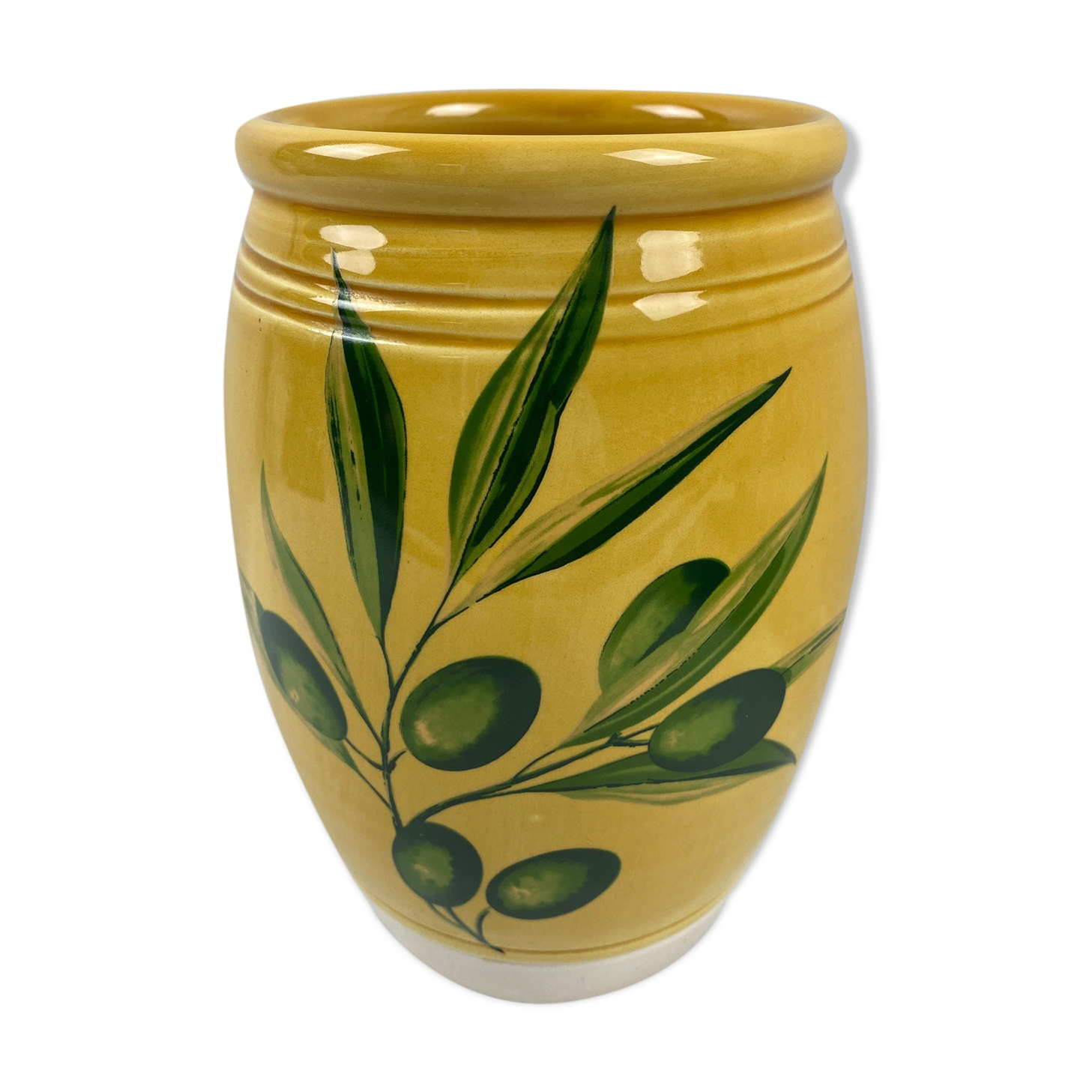 Provençal style vase decoration olives 22cm