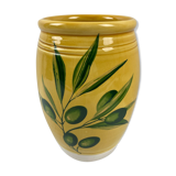 Provençal style vase decoration olives 22cm