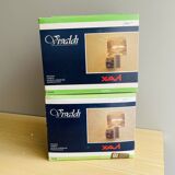 Set of 2 mid century modern wall sconce lamps new
