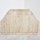 Vintage travertine magazine holder, 1970s