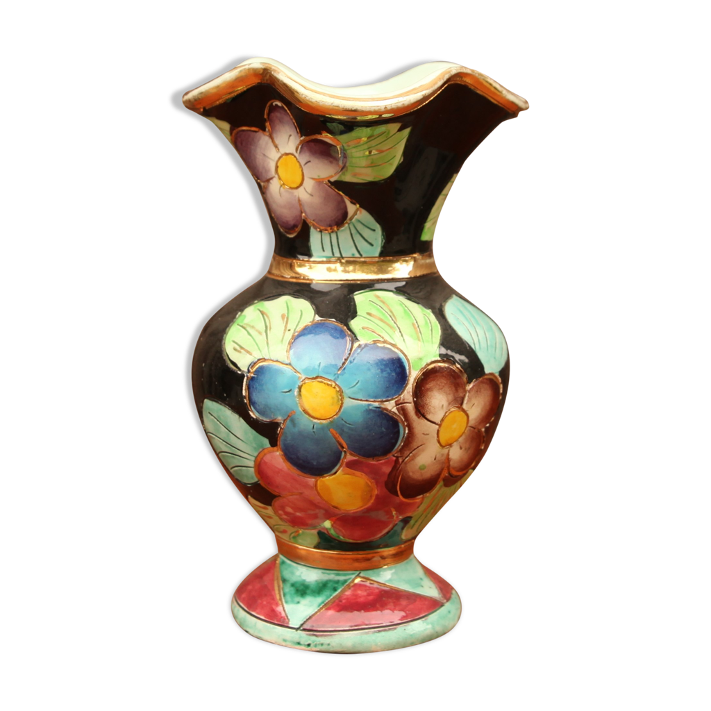Vase en céramique style Vallauris de 33 cm de haut  Palavas les Flots