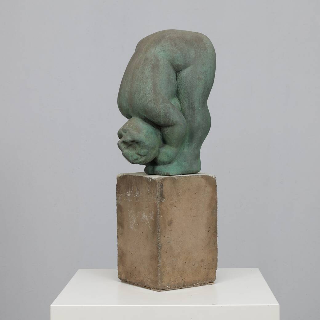 Figurative female sculpture by Francine Govers, 1990s