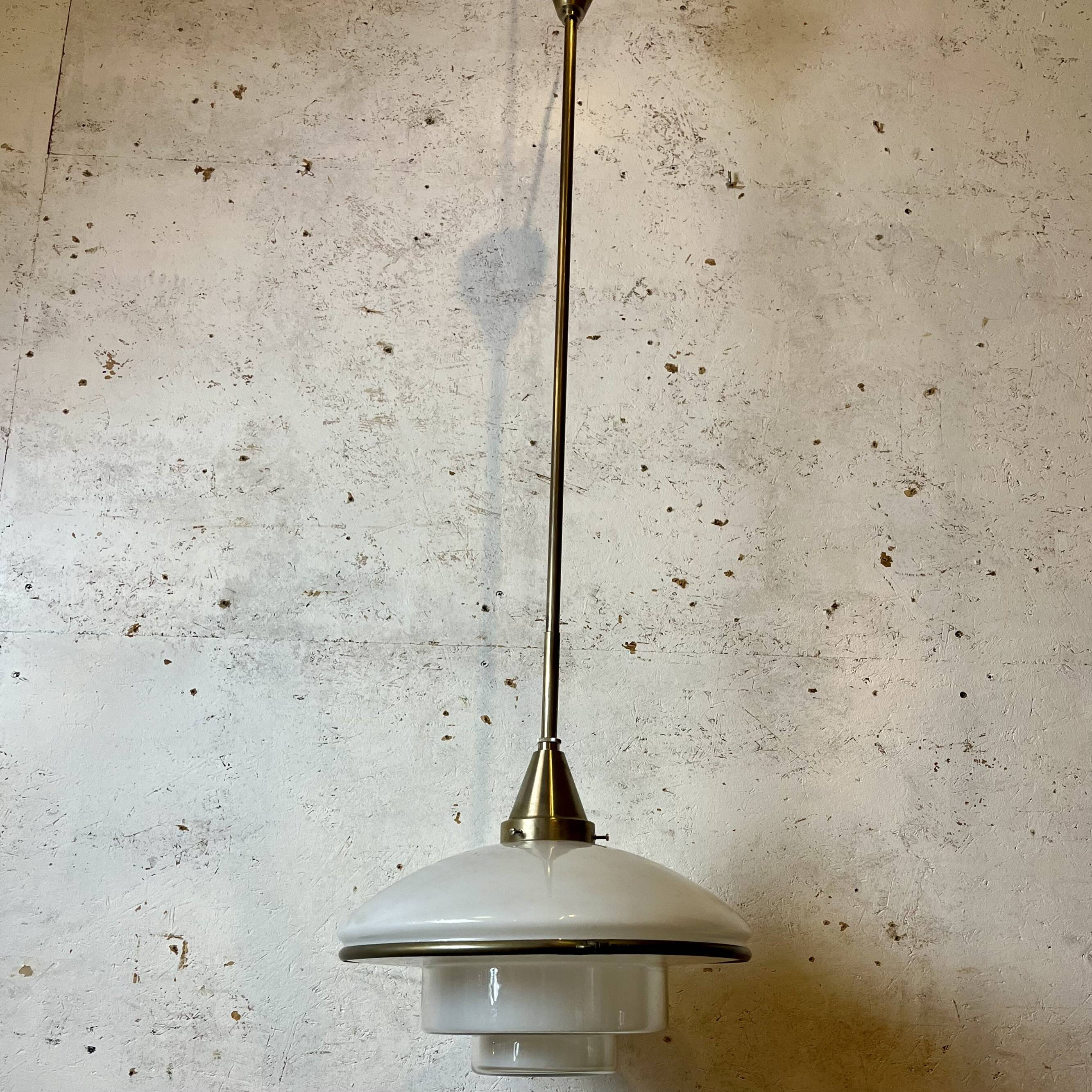 “Megaphos / Sistrah” pendant lamp by Otto Müller – 1930s