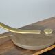 Mid century art deco / bauhaus brass table lamp by egon hillebrand 60s