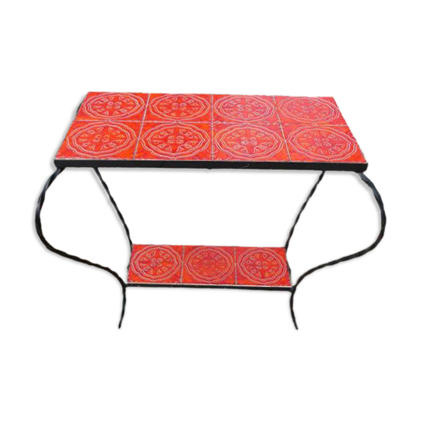 Forged iron coffee table 1950