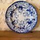 Round plate in ironstone Creil and Montereau model Flora