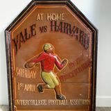 Wooden painting with relief