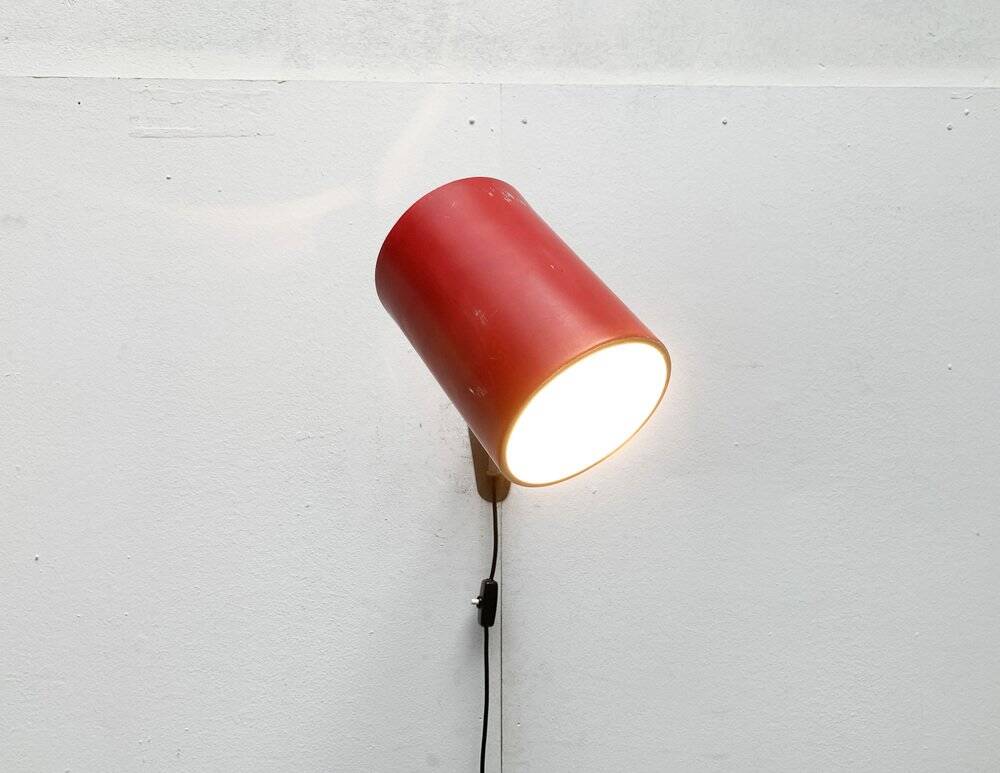 German minimalist wall lamp from the mid-century by Hala, 1960s.