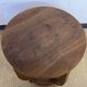 Art deco wooden pedestal table / side table