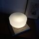 Large antique wall lamp with white opaline glass ceiling light 25 cm