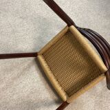 6 Niels Otto Moller chairs model 85 in rosewood