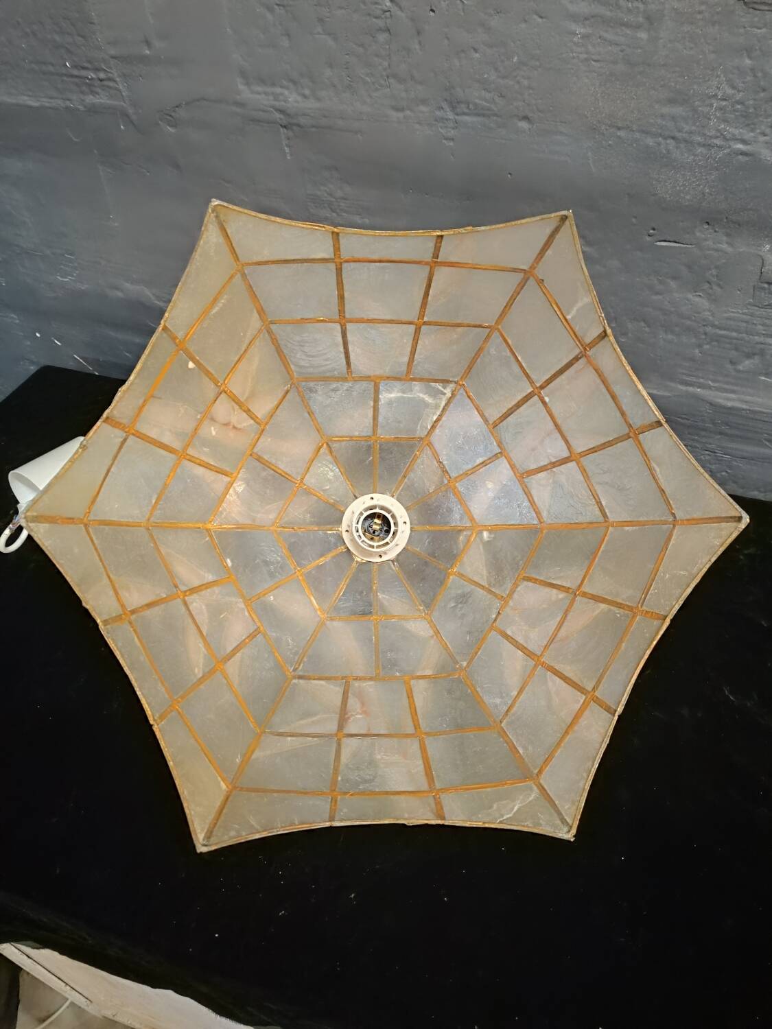 Lustre abat jour en nacre