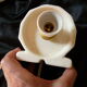 Porcelain and opaline art deco wall lamp