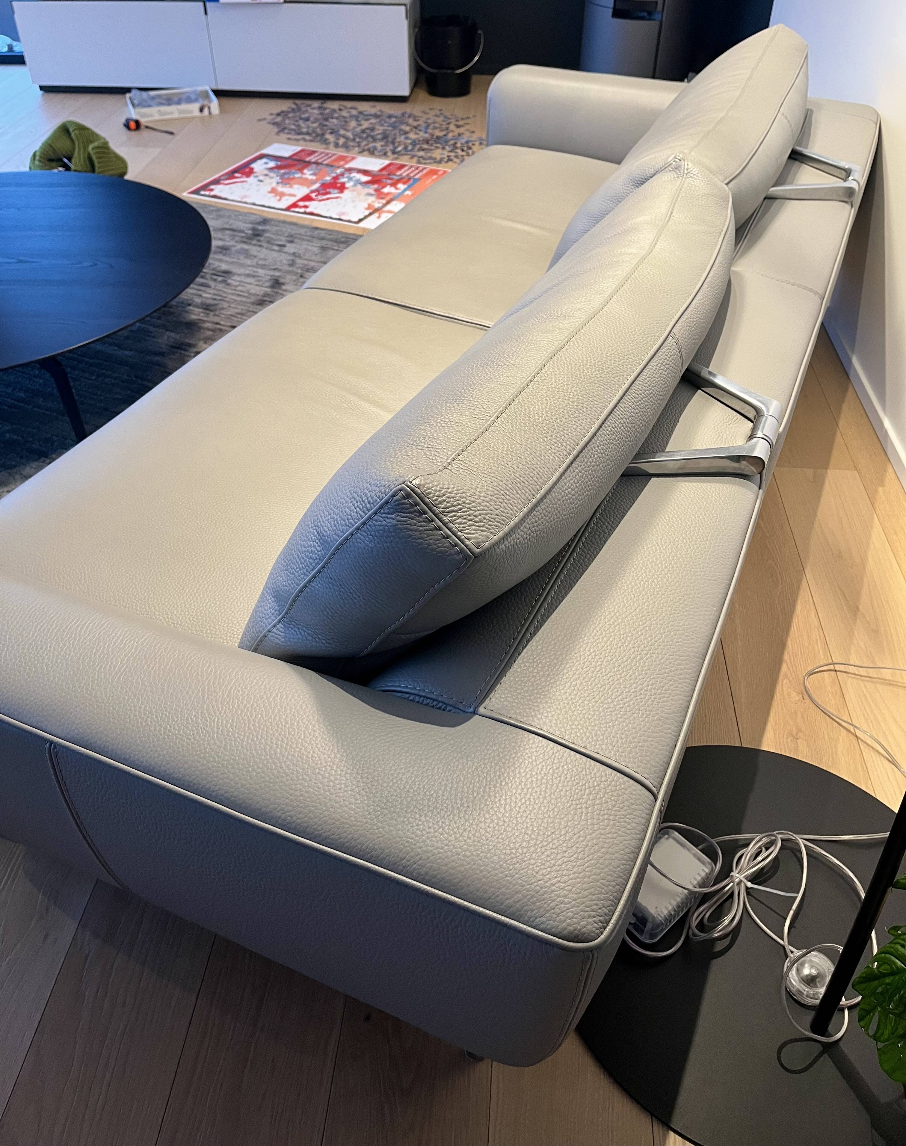 Roche Bobois leather sofa