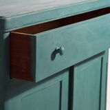 Ancienne commode de chambre vert émeraude (c.1920) #4