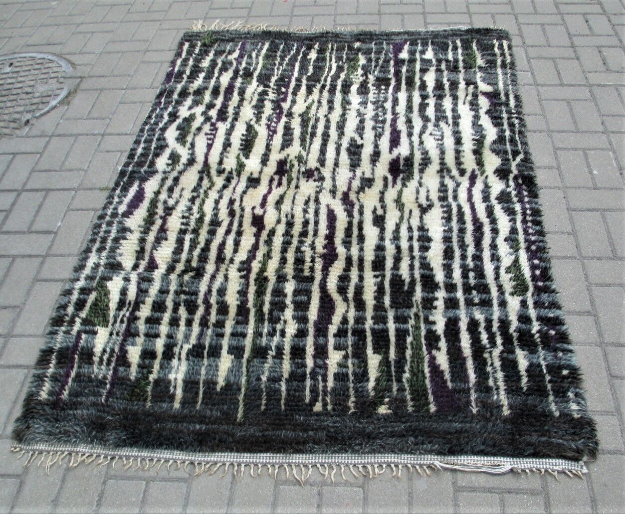 Tapis 195x140, Suède, années 1960