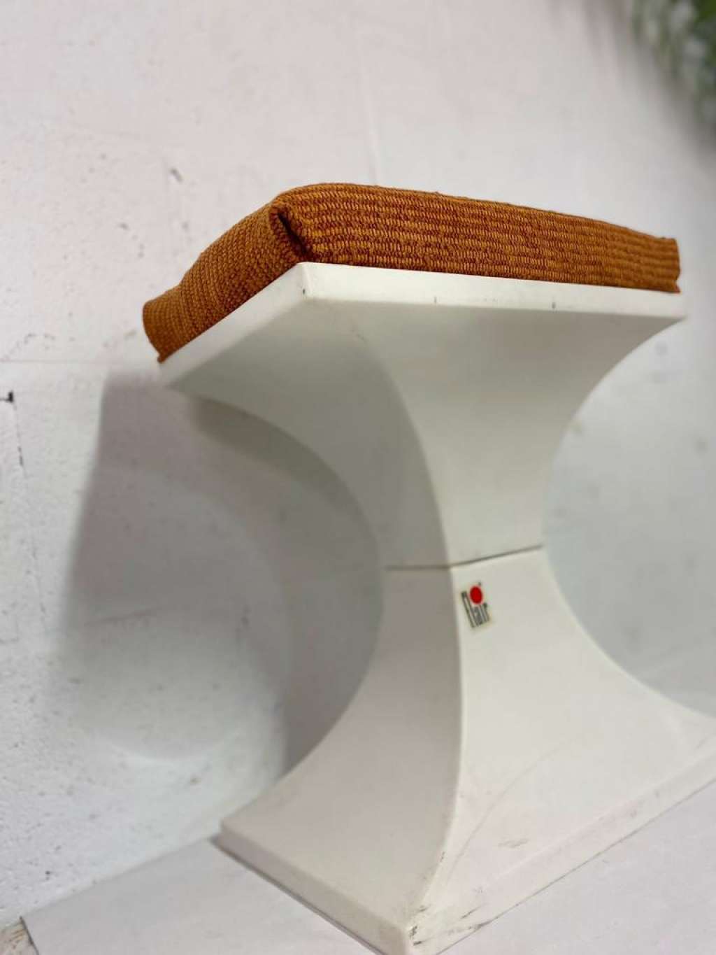 Vintage space age stool flair