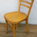 Set of 4 authentic Baumann bistro chairs.