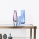 Brass and glass design console table, 1970s