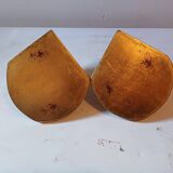 Pair of Gilded Resin Wall Mounted Stools