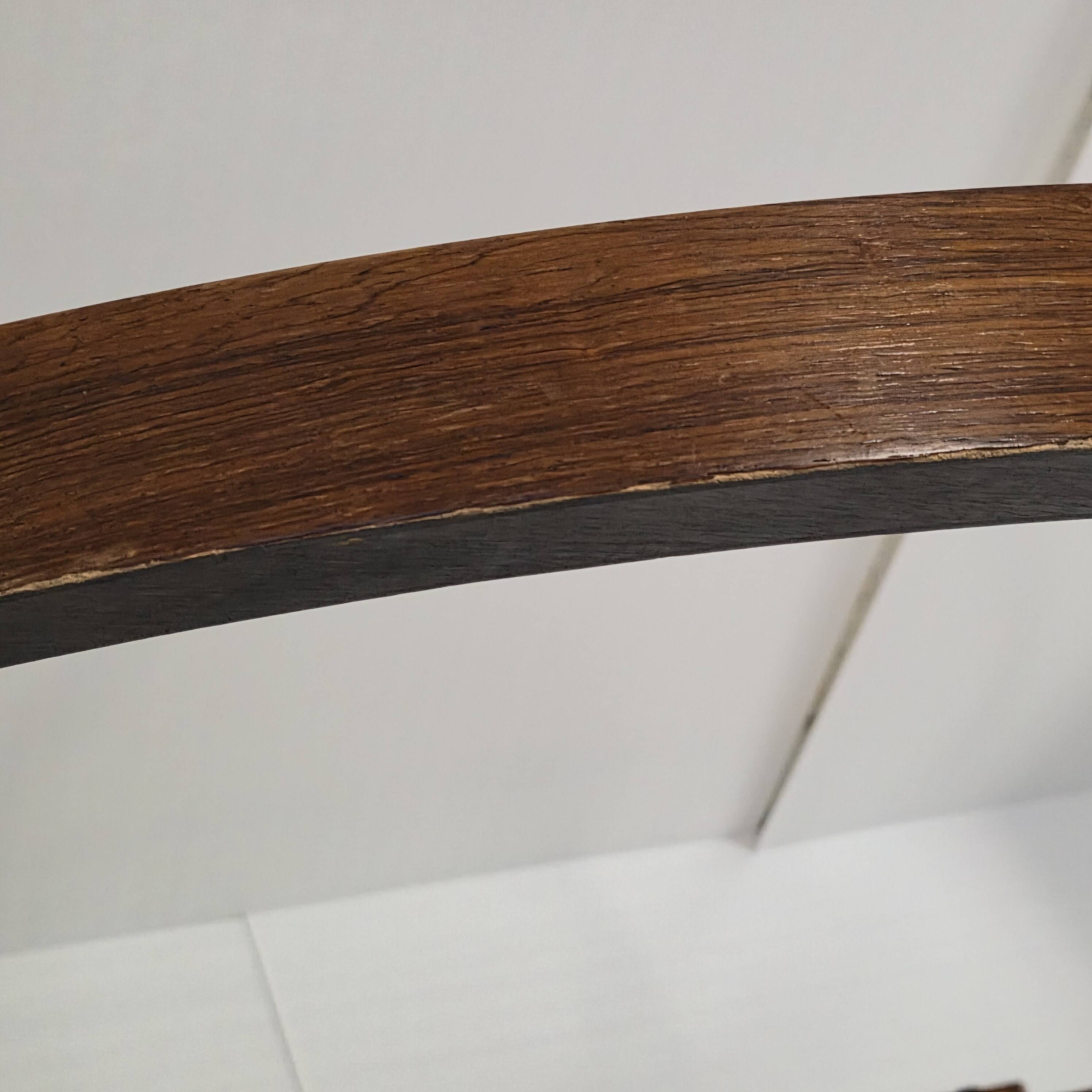 Scandinavian coffee table, 110cm diameter, circa 1960