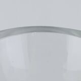 Organic style bamboo glass vase, vintage