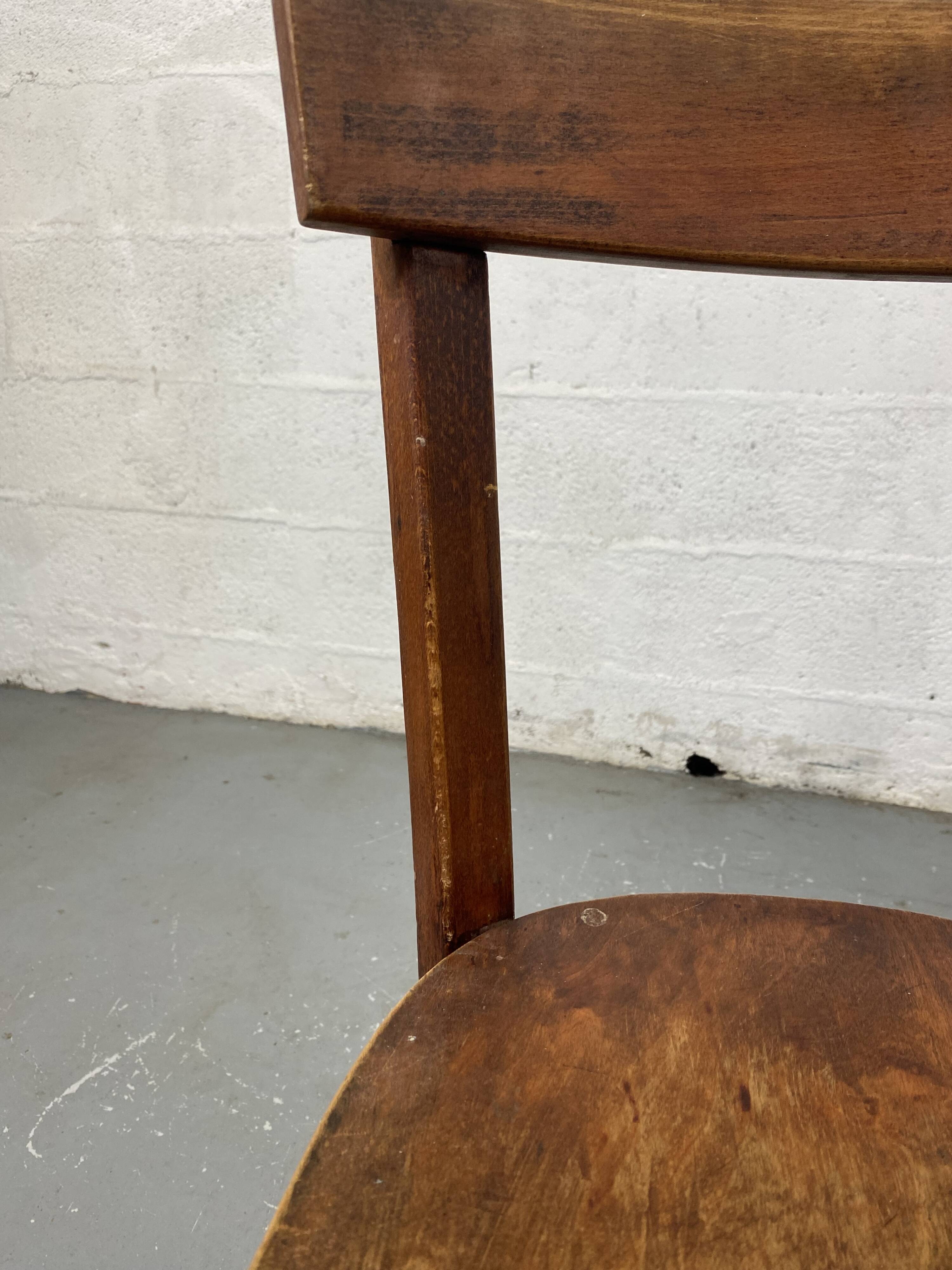 Bistro wooden chair