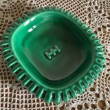Green ceramic pocket tray