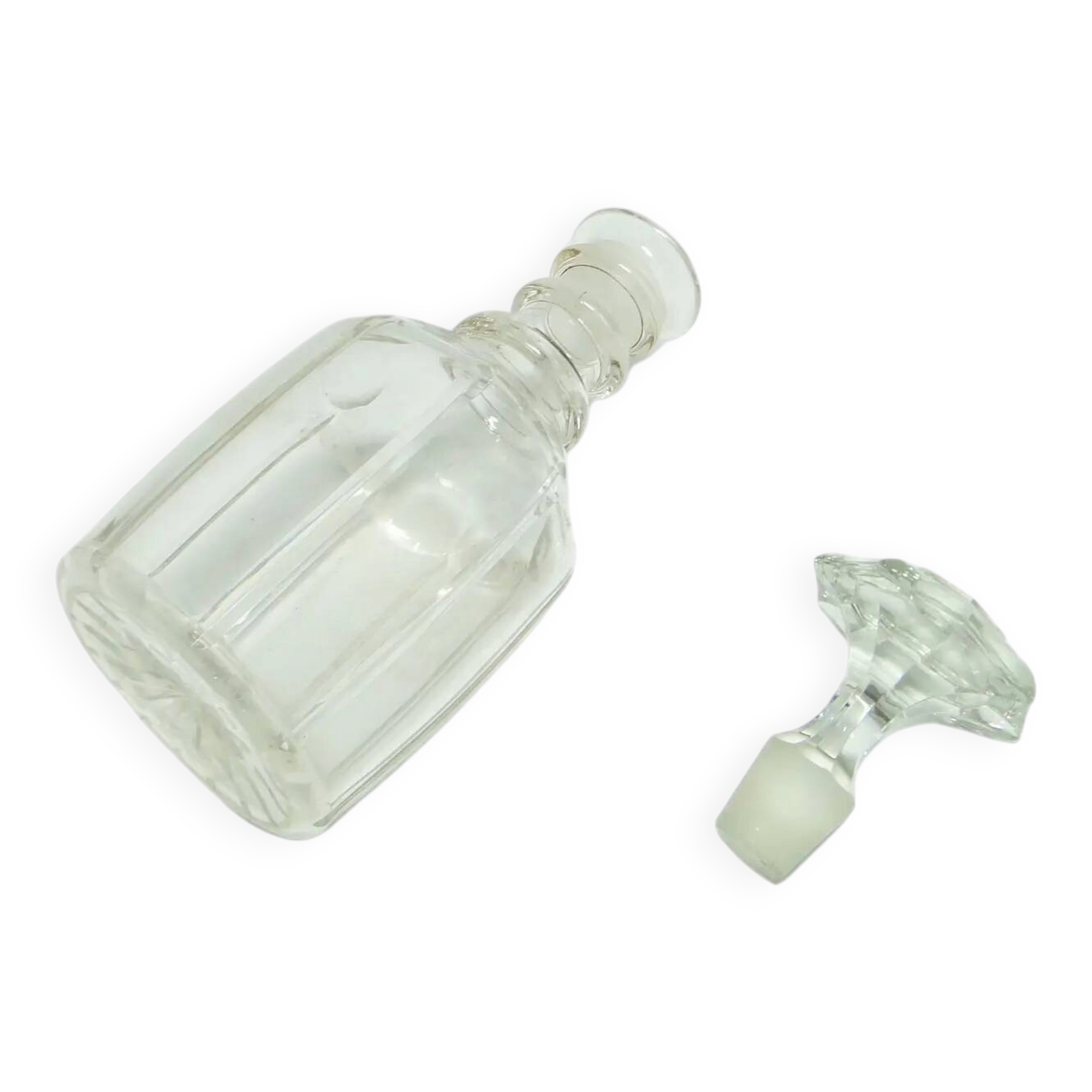 Carafe Biedermeier, cristal, France, 19e siècle