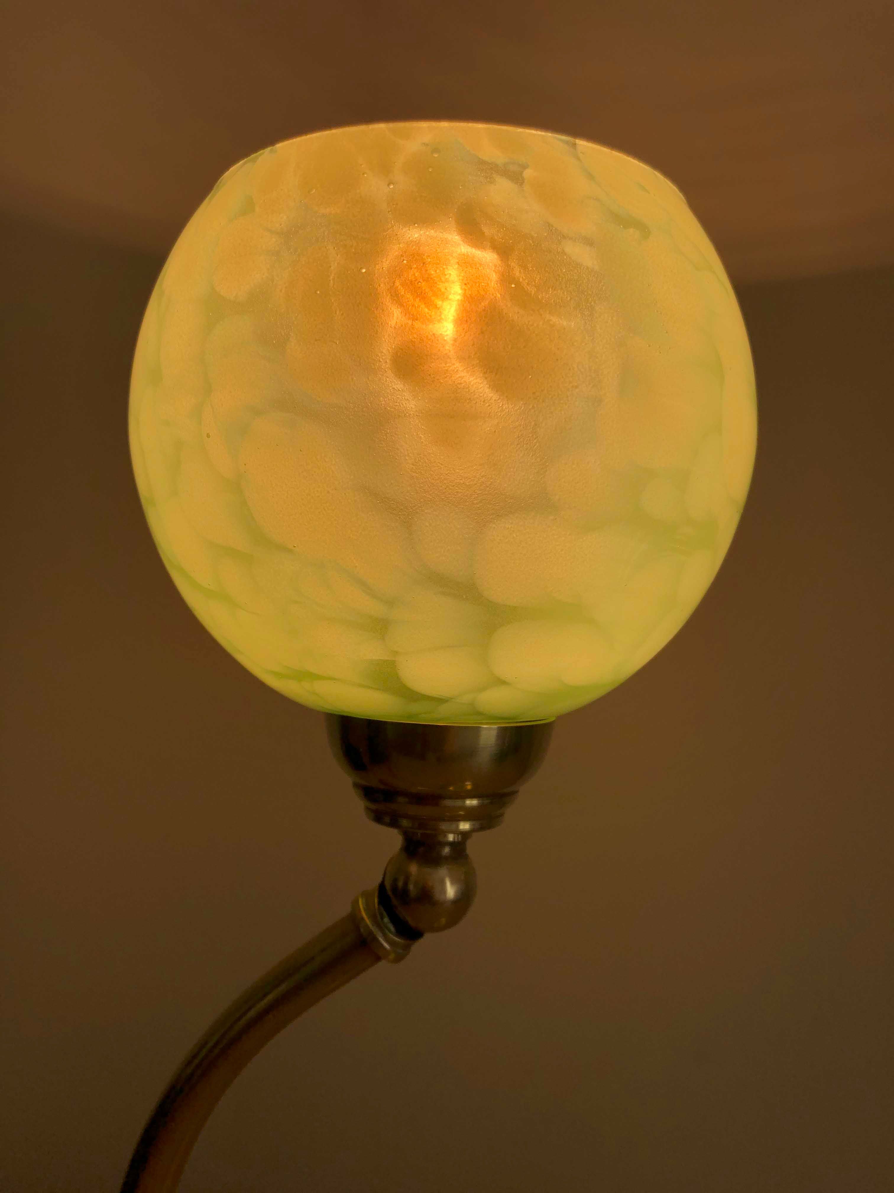 Old articulated bedside lamp