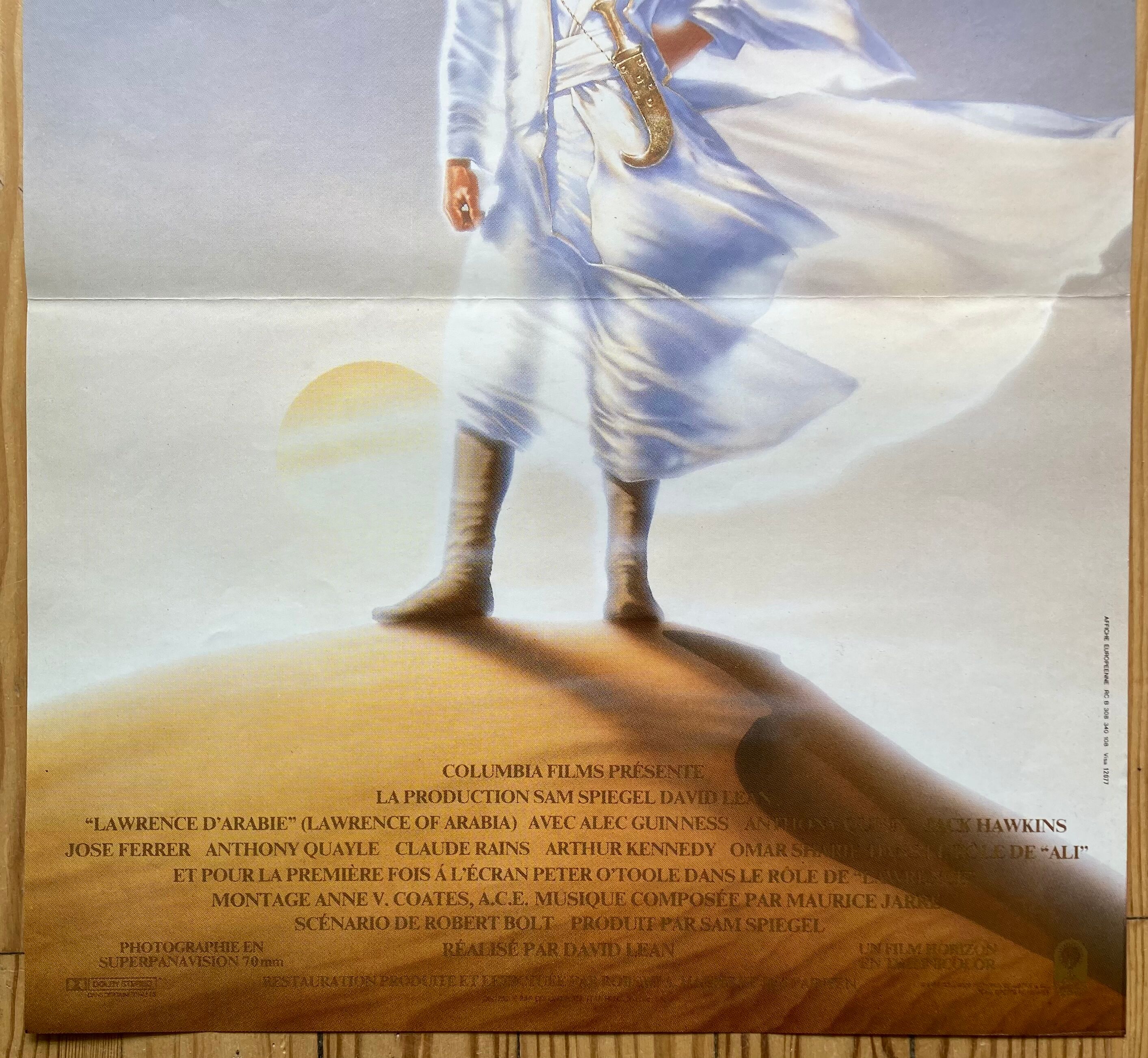 Original movie poster "Lawrence of Arabia" David Lean