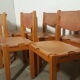 Serie de 6 chaises 70