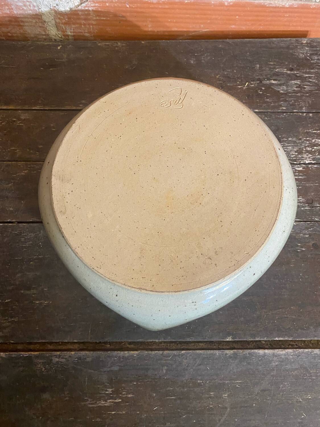 Old Style Bowl Saladier PIERRE CULOT Glazed Stoneware Vintage #