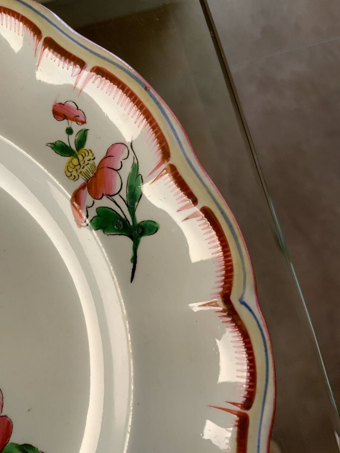 Lunéville porcelain plate