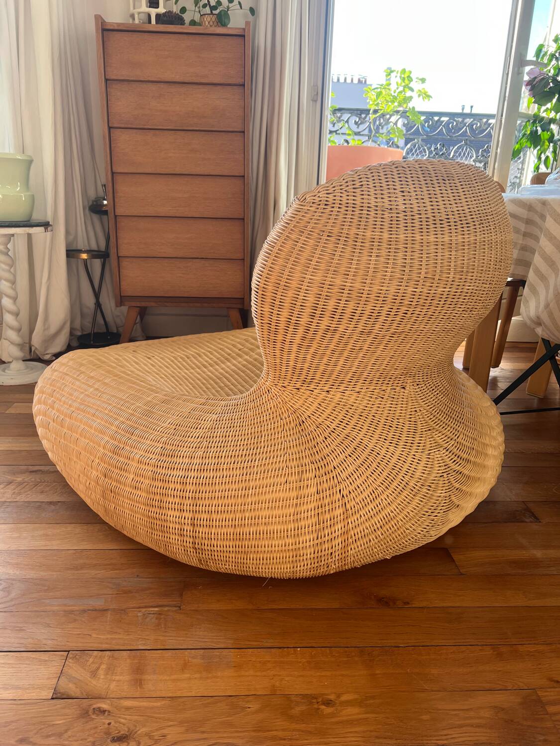 Strovik Wicker and Rattan Armchair - Carl Öjerstam for IKEQ