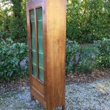 Vintage mesh cabinet in solid oak rococo period 1930