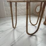 Small banbou tripod table from the 70s