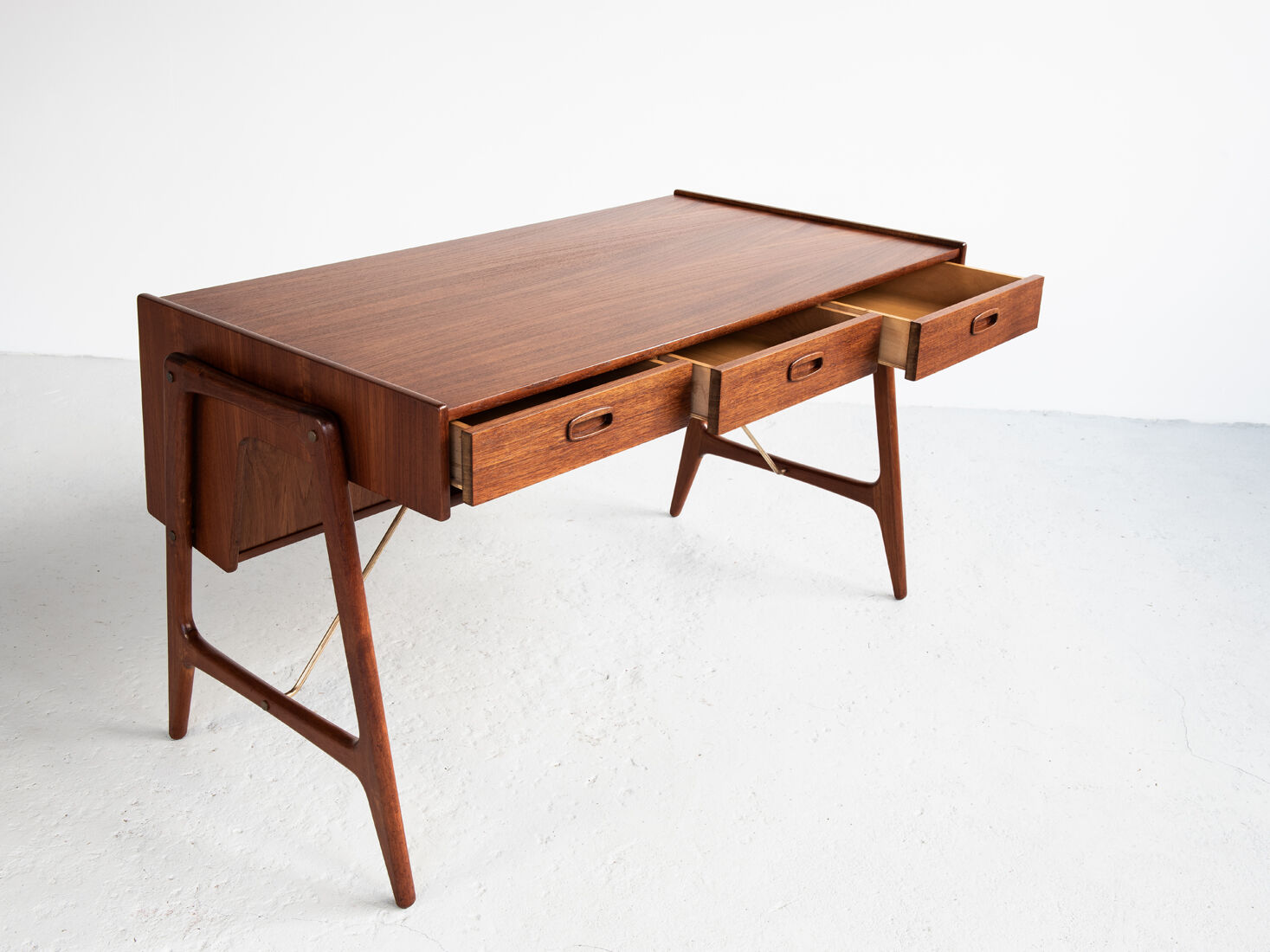 desk in teak by Arne Wahl Iversen