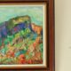 Huile sur toile vintage européenne originale – « Paysage vivant »