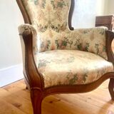 Armchair Bergère Louis-Philippe, Louis XV period - 1800 - France