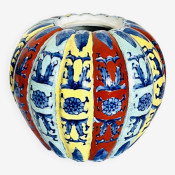 Petit vase coloré boule en céramique, provenance chine
