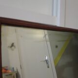 Vintage dressing table/chest - woven rattan - 5 drawers - mirror - 1960s/70s