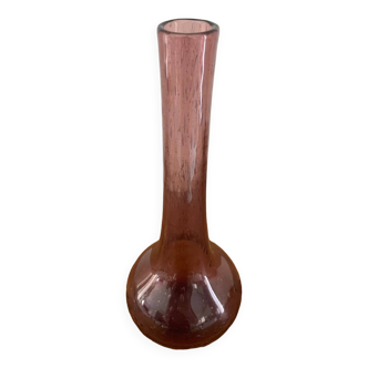Soliflore en verre soufflé bullé BIOT
