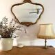 Antique Baroque Shell Mirror