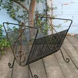 Magazine rack wrought iron